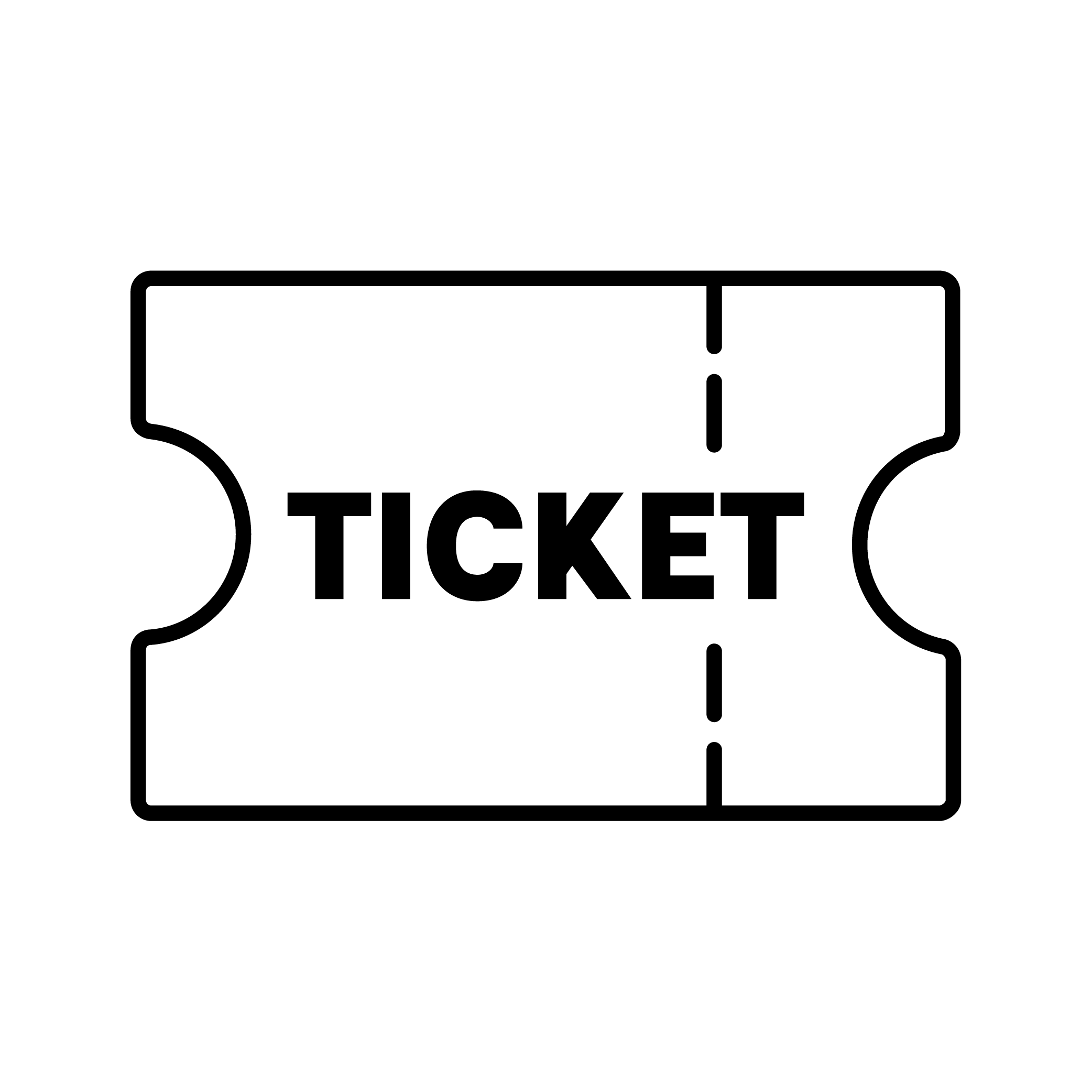 Das Bild zeigt eine Eintrittskarte