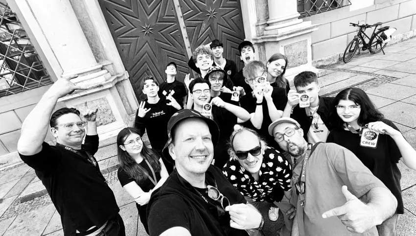 Ein Selfie der LET`S gg GO – Crew