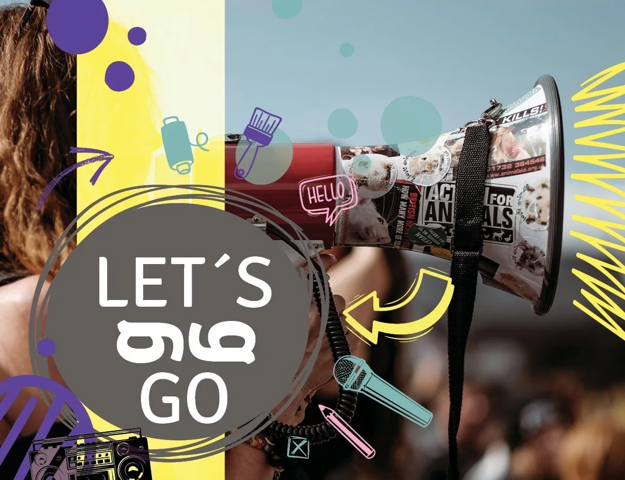 Eine Collage LET`S gg GO