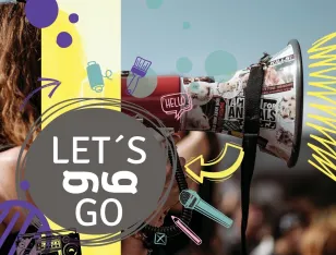 Eine Collage LET`S gg GO