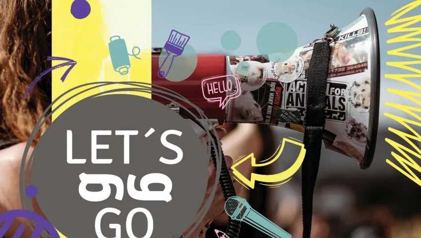 Eine Collage LET`S gg GO