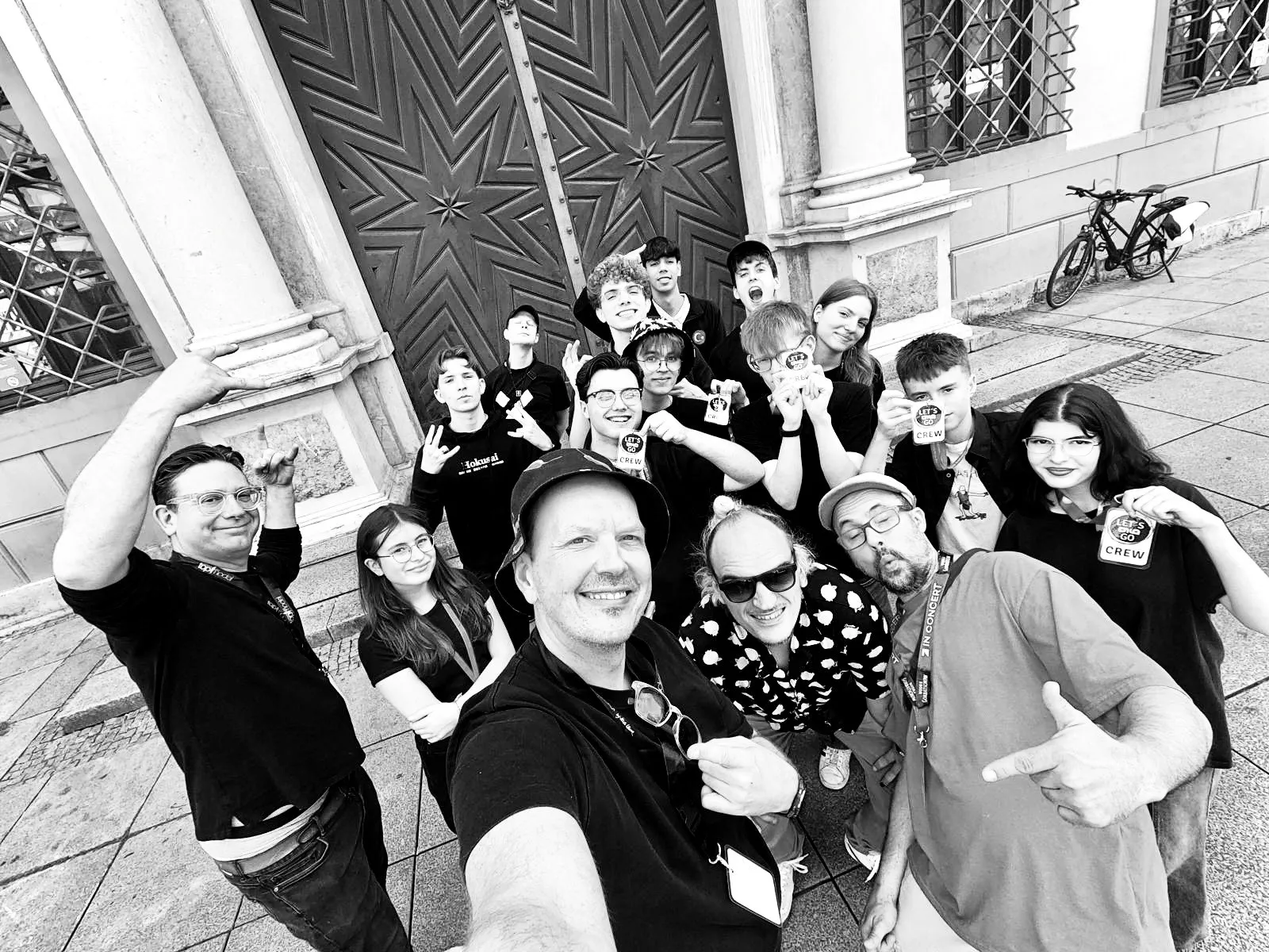 Ein Selfie der LET`S gg GO – Crew